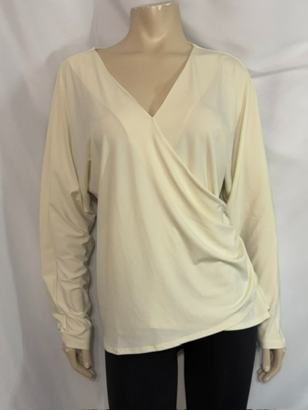 I.N.C. International Concepts Women's Dolman-Sleeve Top Cream Size XL NWT
